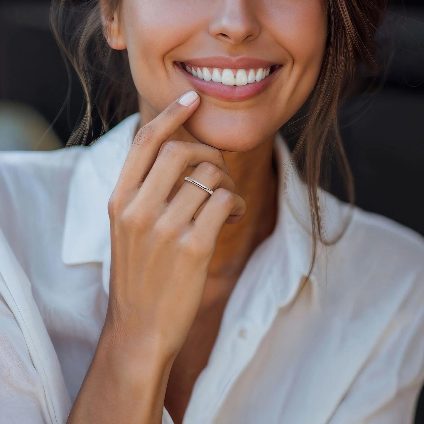 Classic Women's 2mm 14k White Gold Wedding Band