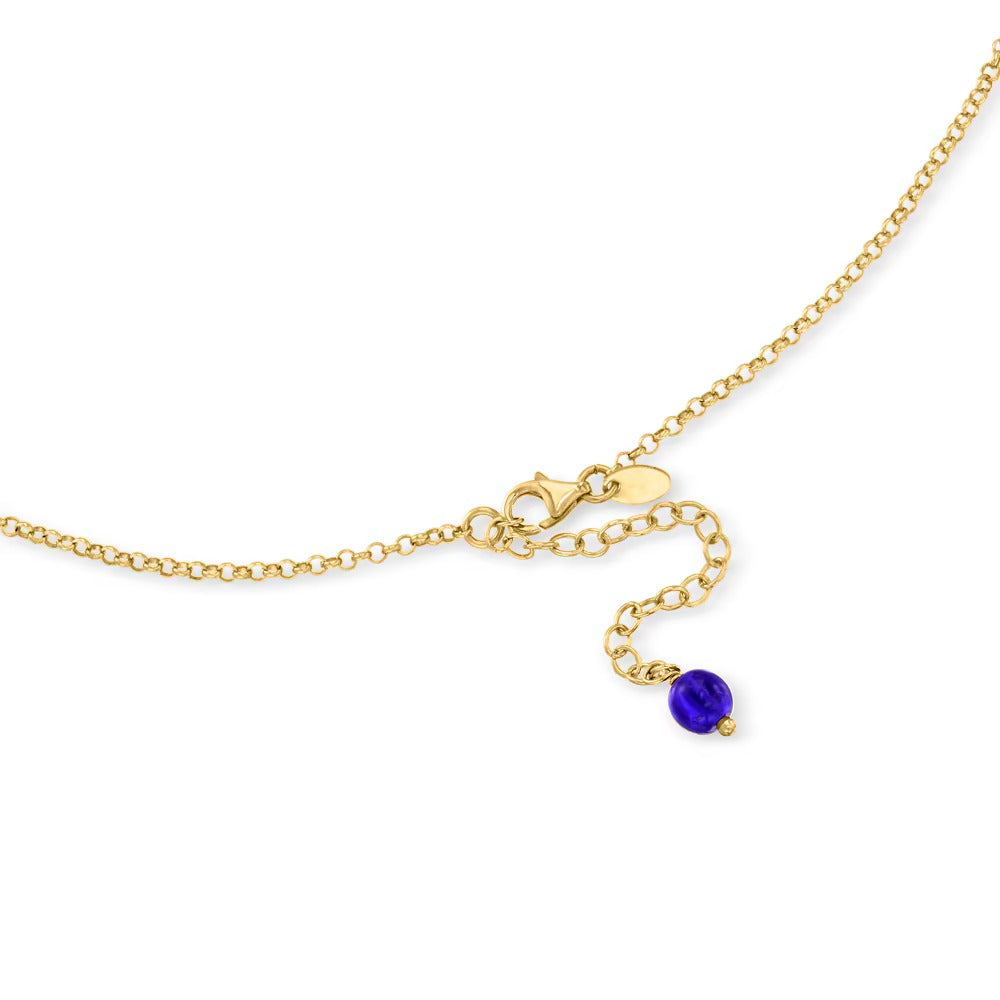 Italian Multicolored Murano Glass Bead Necklace in 18kt Gold Over Sterling. 18"