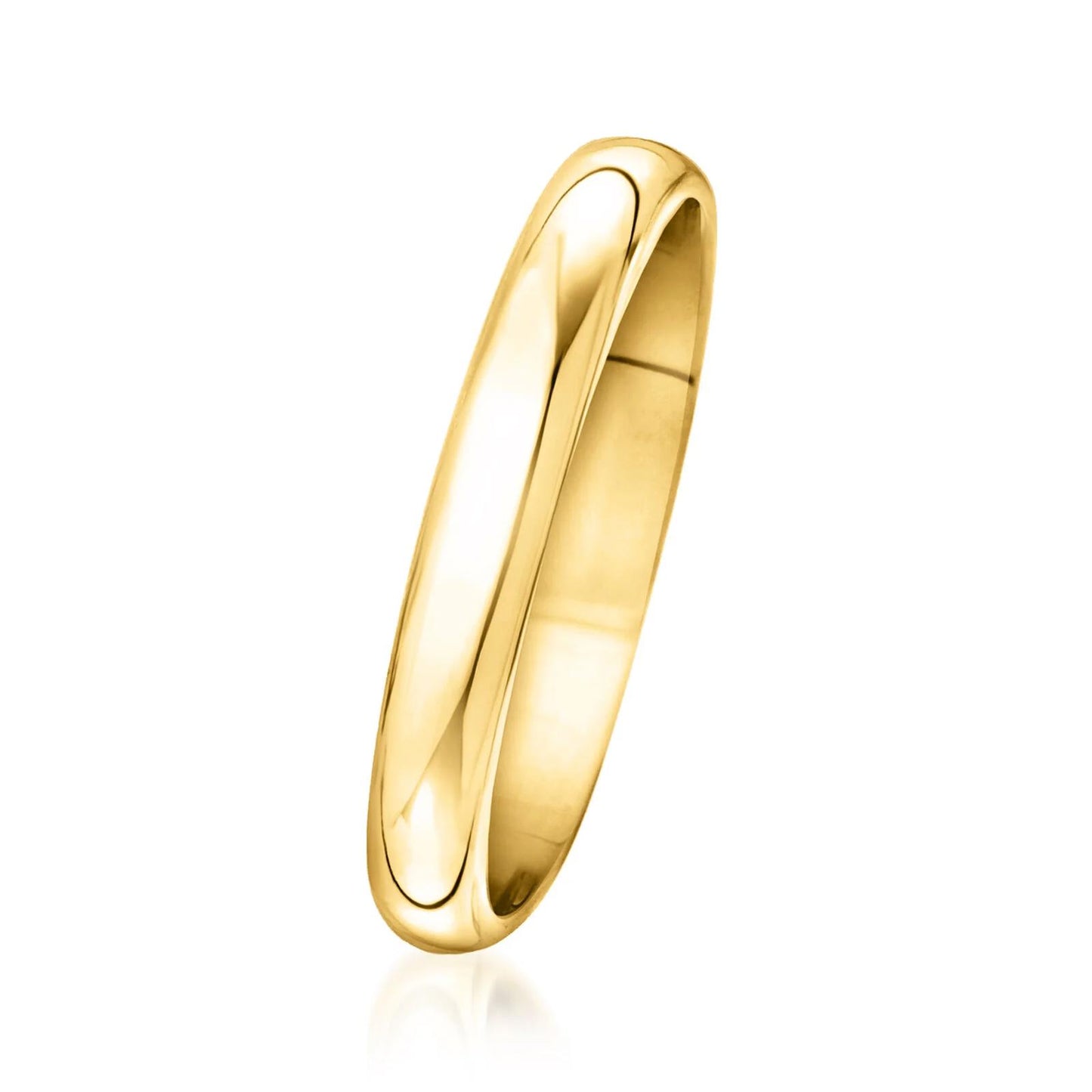 Classic Women's 3mm 14k Yellow Gold Wedding Band