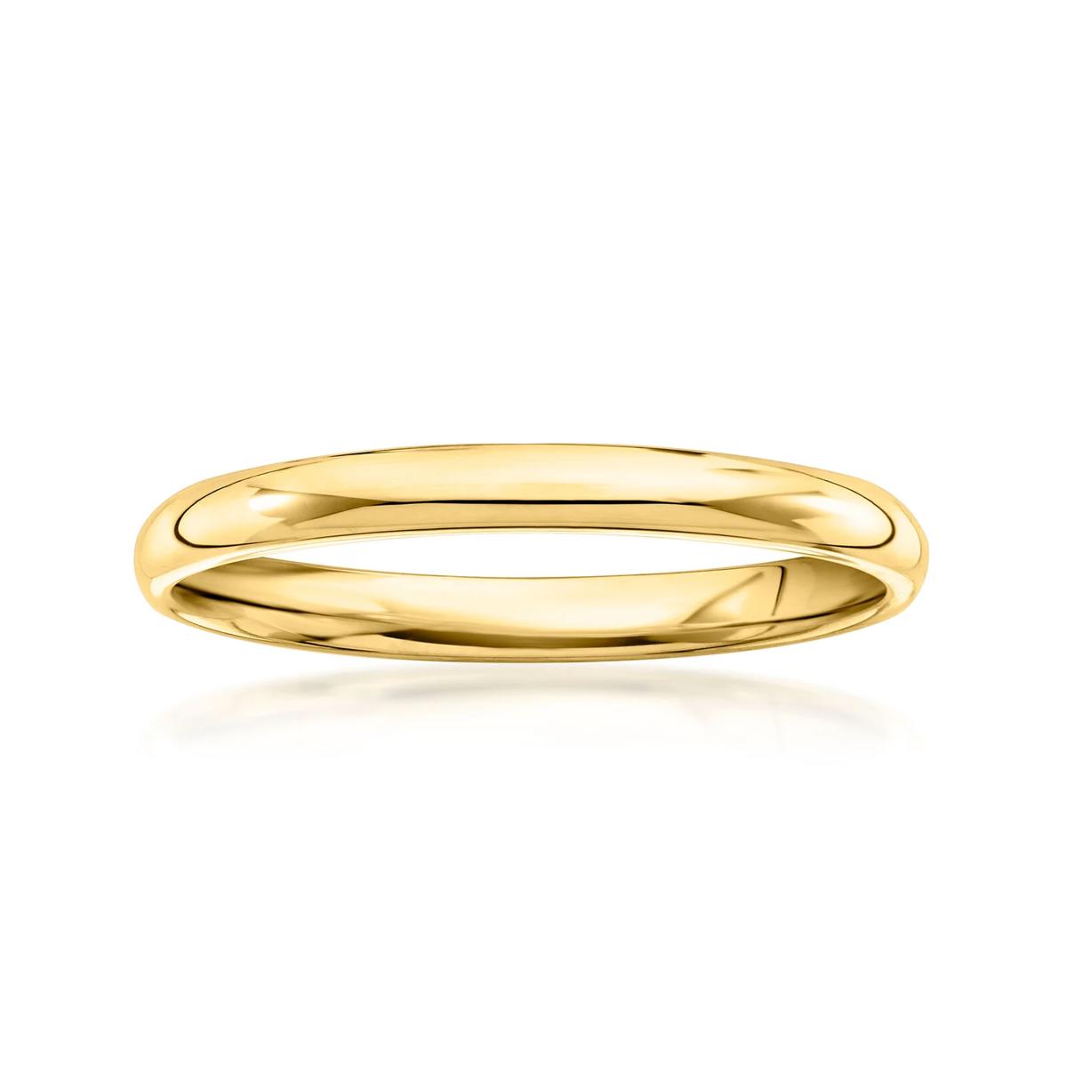 Classic Women's 2mm 14k Yellow Gold Wedding Band