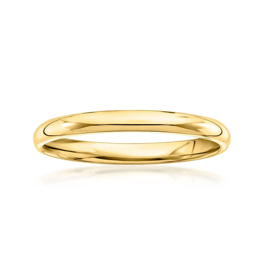 Classic Women's 2mm 14k Yellow Gold Wedding Band