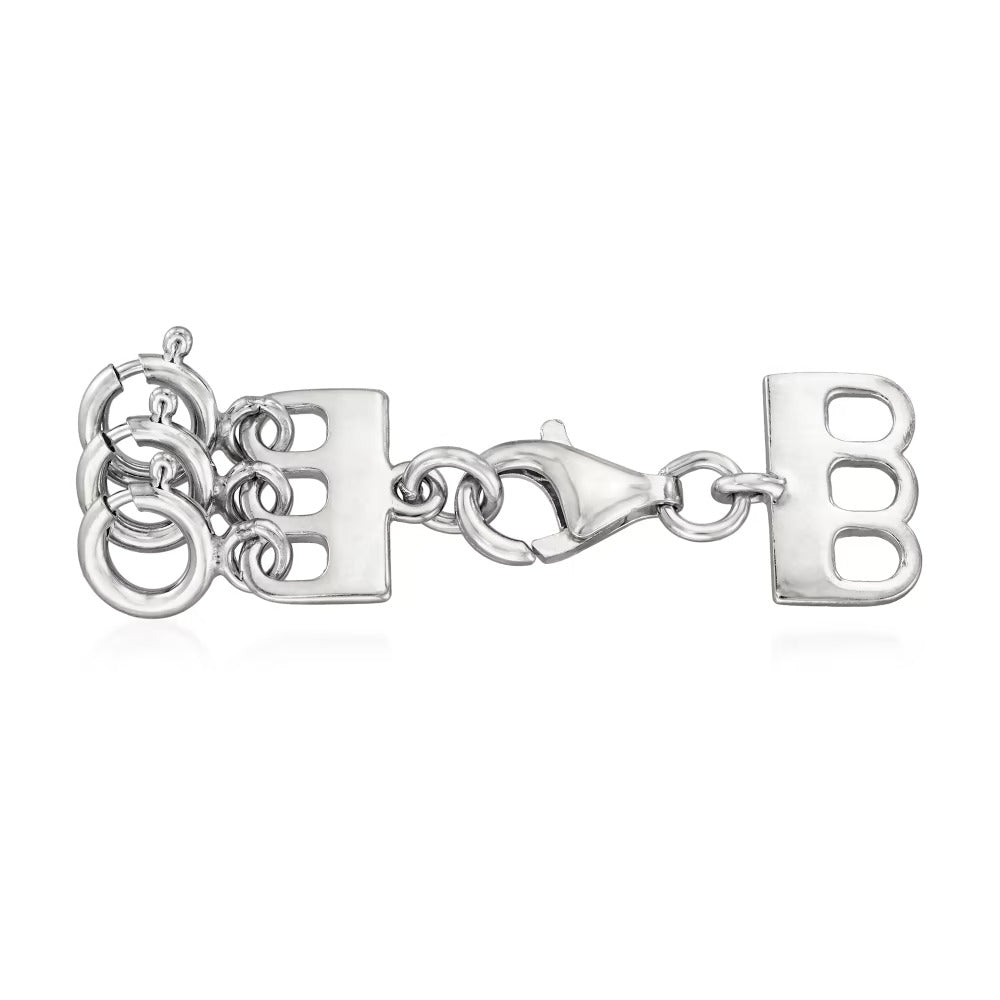 Italian Sterling Silver Layering Clasp - Luxury accessories